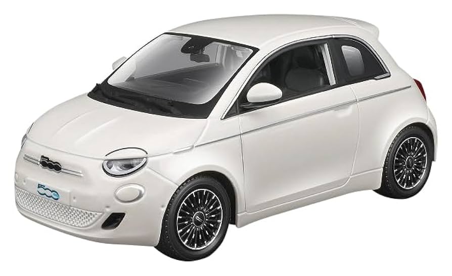 Amazon | Bburago 1/24 フィアット 500e (2003) アイスホワイト
